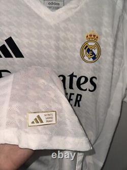 Kylian Mbappe Real Madrid 2024/2025 Home Authentic Jersey Men's Large