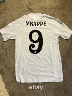 Kylian Mbappe Real Madrid Adidas Authentic Home Shirt 2024/25 NWT M