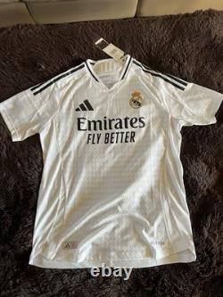 Kylian Mbappe Real Madrid Home Soccer Jersey Adidas Authentic 24/25 Size L