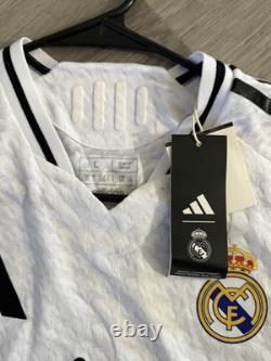 Kylian Mbappé Real Madrid men's large adidas Home Authentic Player Jersey