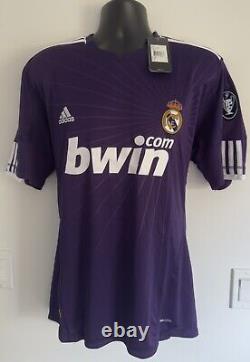 LARGE BNWT Real Madrid 2010/11 Third Jersey Shirt 10/11 3rd Top Kit Ronaldo Era
