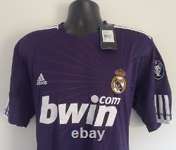 LARGE BNWT Real Madrid 2010/11 Third Jersey Shirt 10/11 3rd Top Kit Ronaldo Era