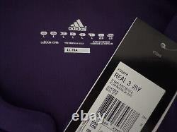 LARGE BNWT Real Madrid 2010/11 Third Jersey Shirt 10/11 3rd Top Kit Ronaldo Era