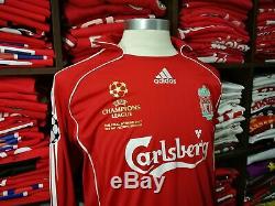 LIVERPOOL home 2006/08 shirt ALONSO #14 Spain-Real Madrid-Bayern-Jersey (M)