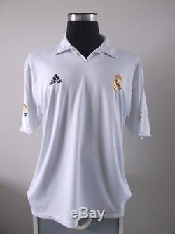 Luis FIGO #10 Real Madrid Home Football Shirt Jersey 2001/02 (XL)