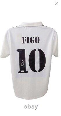 Luis Figo Autographed Real Madrid Jersey (Beckett)