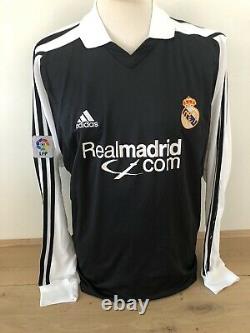 Luis Figo Real Madrid Match Worn shirt 01/02 jersey Portugal Unwashed matchworn