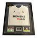 Luis Figo Signed Shirt Framed Autograph Real Madrid Memorabilia Jersey + COA