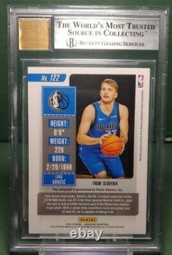 Luka Doncic 2018-19 Contenders Playoff 7/65 Real Madrid Jersey # AUTO RC BGS 9
