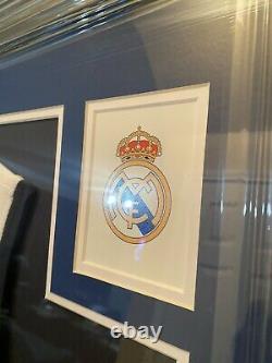 Luka Doncic Authentic Aurograph Framed Jersey COA PSA Real Madrid NBA