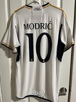 Luka Modric #10 Men's XL Adidas Real Madrid Authentic Champions League Jersey