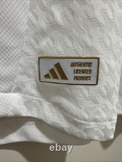 Luka Modric #10 Men's XL Adidas Real Madrid Home Authentic Jersey L/S