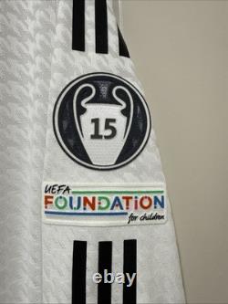 Luka Modric #10 Men's XL Adidas Real Madrid Home Authentic Jersey L/S