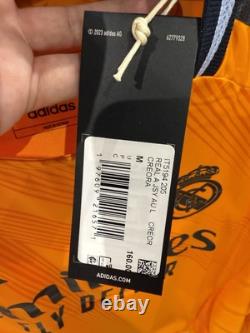 Luka Modric #10 Mens MEDIUM Adidas Real Madrid Away Authentic Jersey Long Sleev