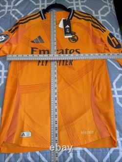 Luka Modric #10 Mens MEDIUM Adidas Real Madrid Away Authentic Jersey Long Sleev