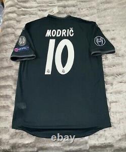 Luka Modric 10 Real Madrid Third Kit UCL Vintage Jersey