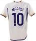 Luka Modric Signed 2023-24 Real Madrid White Home Jersey #10 Beckett COA