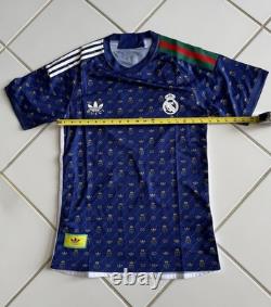 Luxe Collab Real Madrid Ronaldo #7 Short Sleeve Blue Fan Jersey
