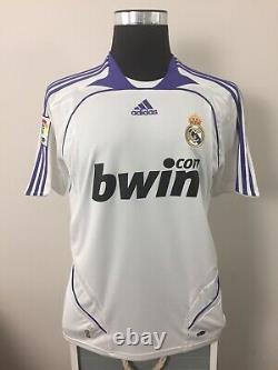 MARCELO #12 Real Madrid Home Football Shirt Jersey 2007/08 (L)