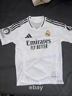 MBAPPE REAL MADRID 2024/2025 HOME JERSEY, Player Version Mens Mediun