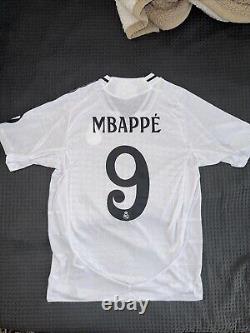 MBAPPE REAL MADRID 2024/2025 HOME JERSEY, Player Version Mens Mediun