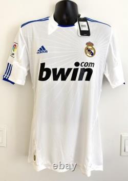 (MED) BNWT Real Madrid 2010/11 Home Jersey Shirt 10/11 3rd Kit Ronaldo Era Bwin