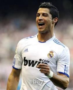 (MED) BNWT Real Madrid 2010/11 Home Jersey Shirt 10/11 3rd Kit Ronaldo Era Bwin