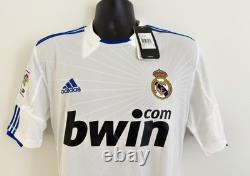 (MED) BNWT Real Madrid 2010/11 Home Jersey Shirt 10/11 3rd Kit Ronaldo Era Bwin (MED) BNWT Real Madrid 2010/11 Home Jersey Shirt 10/11 3rd Kit Ronaldo Era Bwin