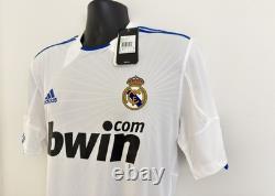 (MED) BNWT Real Madrid 2010/11 Home Jersey Shirt 10/11 3rd Kit Ronaldo Era Bwin