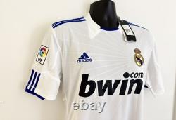 (MED) BNWT Real Madrid 2010/11 Home Jersey Shirt 10/11 3rd Kit Ronaldo Era Bwin