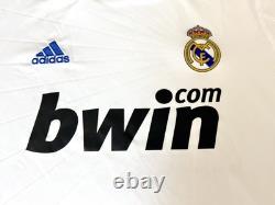 (MED) BNWT Real Madrid 2010/11 Home Jersey Shirt 10/11 3rd Kit Ronaldo Era Bwin