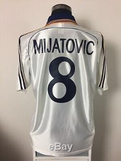 MIJATOVIC #8 Real Madrid Home Football Shirt Jersey 1998-2000 (L)