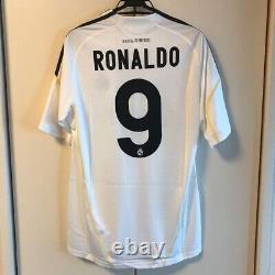 MINT Cristiano Ronaldo 9 M REAL MADRID 2009 2010 Home Jersey Camiseta Shirt