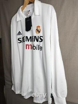 MINT Ronaldo 11 L REAL MADRID 2002 2003 Home Jersey Camiseta Shirt Brazil