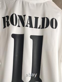 MINT Ronaldo 11 L REAL MADRID 2002 2003 Home Jersey Camiseta Shirt Brazil