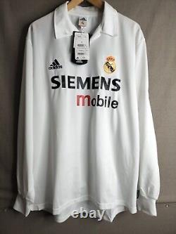 MINT Ronaldo 11 L REAL MADRID 2002 2003 Home Jersey Camiseta Shirt Brazil