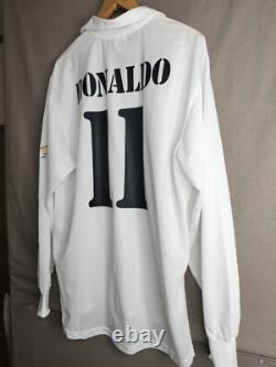 MINT Ronaldo 11 L REAL MADRID 2002 2003 Home Jersey Camiseta Shirt Brazil