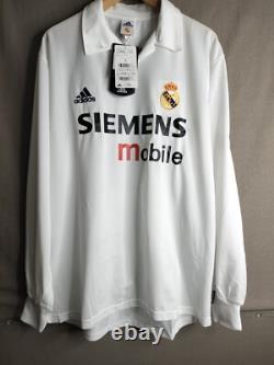 MINT Ronaldo 11 L REAL MADRID 2002 2003 Home Jersey Camiseta Shirt Brazil