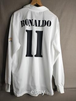 MINT Ronaldo 11 L REAL MADRID 2002 2003 Home Jersey Camiseta Shirt Brazil