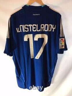 MINT Van Nistelrooy 17 XL REAL MADRID 2008 2009 Away Jersey Camiseta Shirt