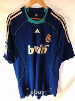 MINT Van Nistelrooy 17 XL REAL MADRID 2008 2009 Away Jersey Camiseta Shirt