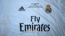 MODRIC #19 REAL MADRID Official Home Jersey Soccer Size XL 2014