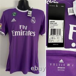 (M) BNWT Real Madrid 2016/17 Away Jersey Shirt 16/17 Kit Ronaldo Era 2017 Purple