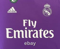 (M) BNWT Real Madrid 2016/17 Away Jersey Shirt 16/17 Kit Ronaldo Era 2017 Purple