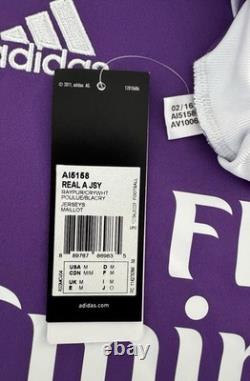 (M) BNWT Real Madrid 2016/17 Away Jersey Shirt 16/17 Kit Ronaldo Era 2017 Purple