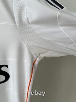 (M) Real Madrid 2013-14 Home Long Sleeve Shirt Ronaldo #7 Original Jersey Kit