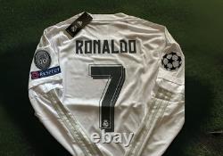 Madrid 15/16 Ronaldo #7 size large Jersey