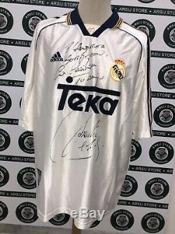Maglia Calcio Real Madrid Roberto Carlos Signed Autografata Shirt Trikot Jersey