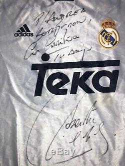 Maglia Calcio Real Madrid Roberto Carlos Signed Autografata Shirt Trikot Jersey