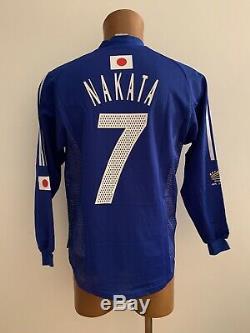 Maglia Shirt Jersey Nakata Japan Selezione Vs Real Madrid 2002 Match Issued Worn